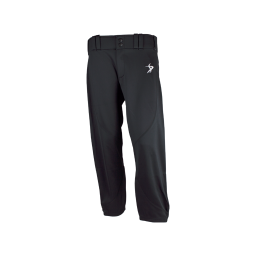 [DUN-SBPT-PSP-KNR-BLK-FYXS] Sharkskin Elite Softball Pants (Black, Female Youth XS)