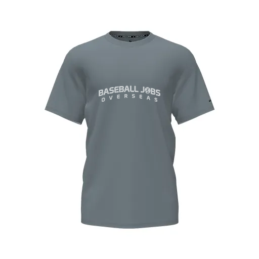 [CUS-DFW-TEES-PER-CNK-SSL-GRY-AS-LOGO1] Decker Adult Performance T-Shirt - Short Sleeve (Gray, Adult S, Logo 1)