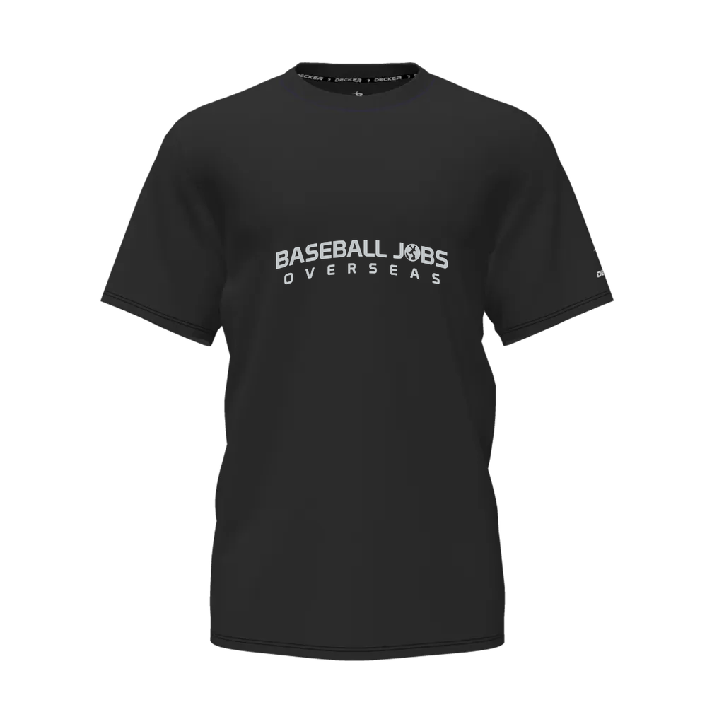 [CUS-DFW-TEES-CMF-CNK-SSL-BLK-YS-LOGO1] Decker Youth Comfort T-Shirt - Short Sleeve (Black, Youth S, Logo 1)