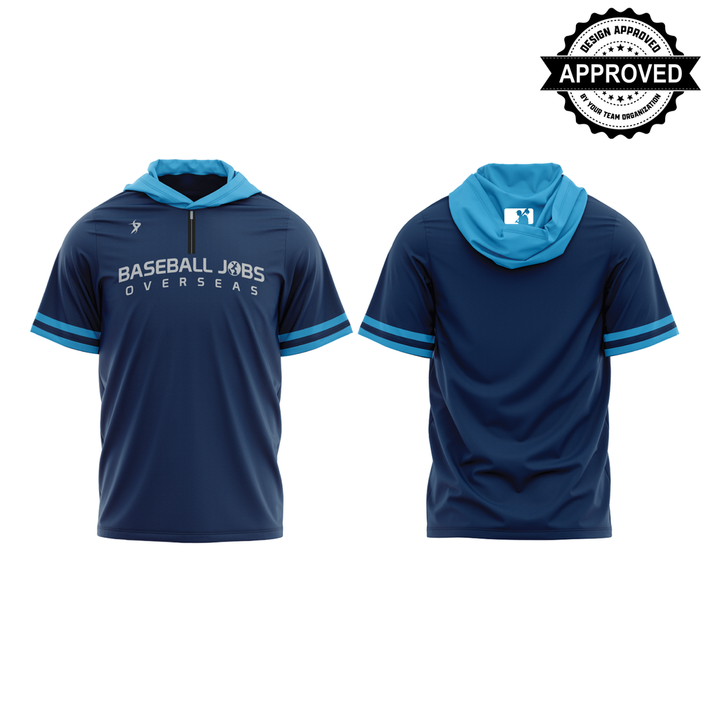 Dark Blue 1/4 Zip Hoodie